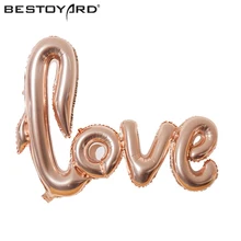 BESTOYARD Любовь дизайн фольги воздушный шар романтические майларские воздушные шары для помолвка Свадебная вечеринка украшения поставки