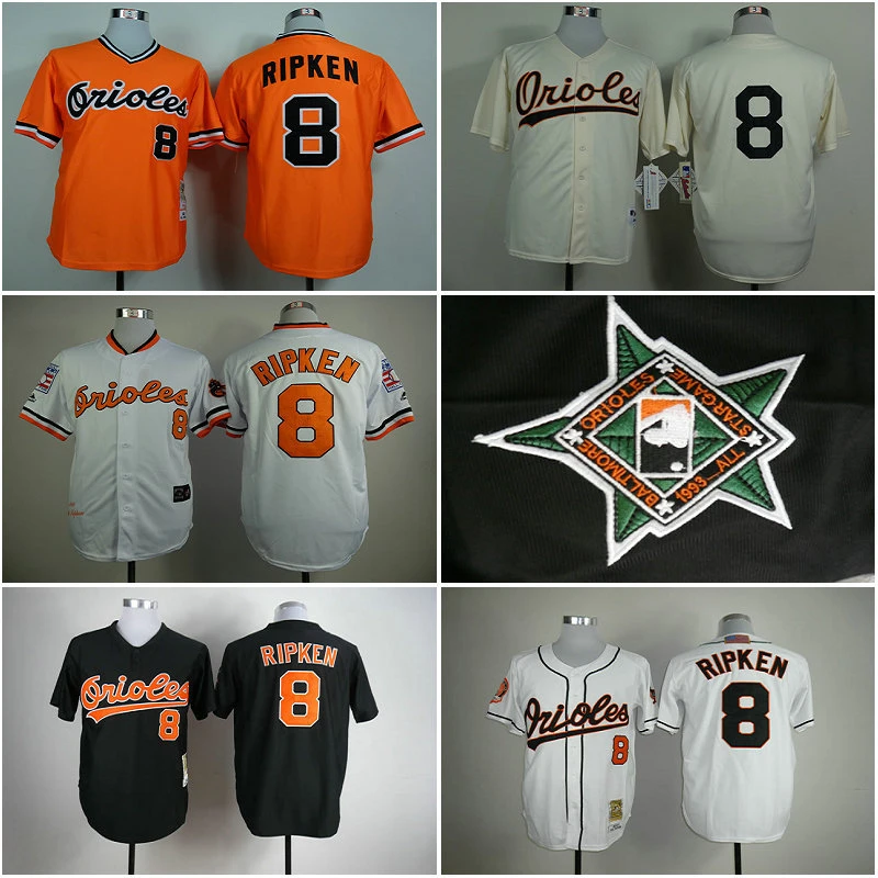 cal ripken jr jersey black