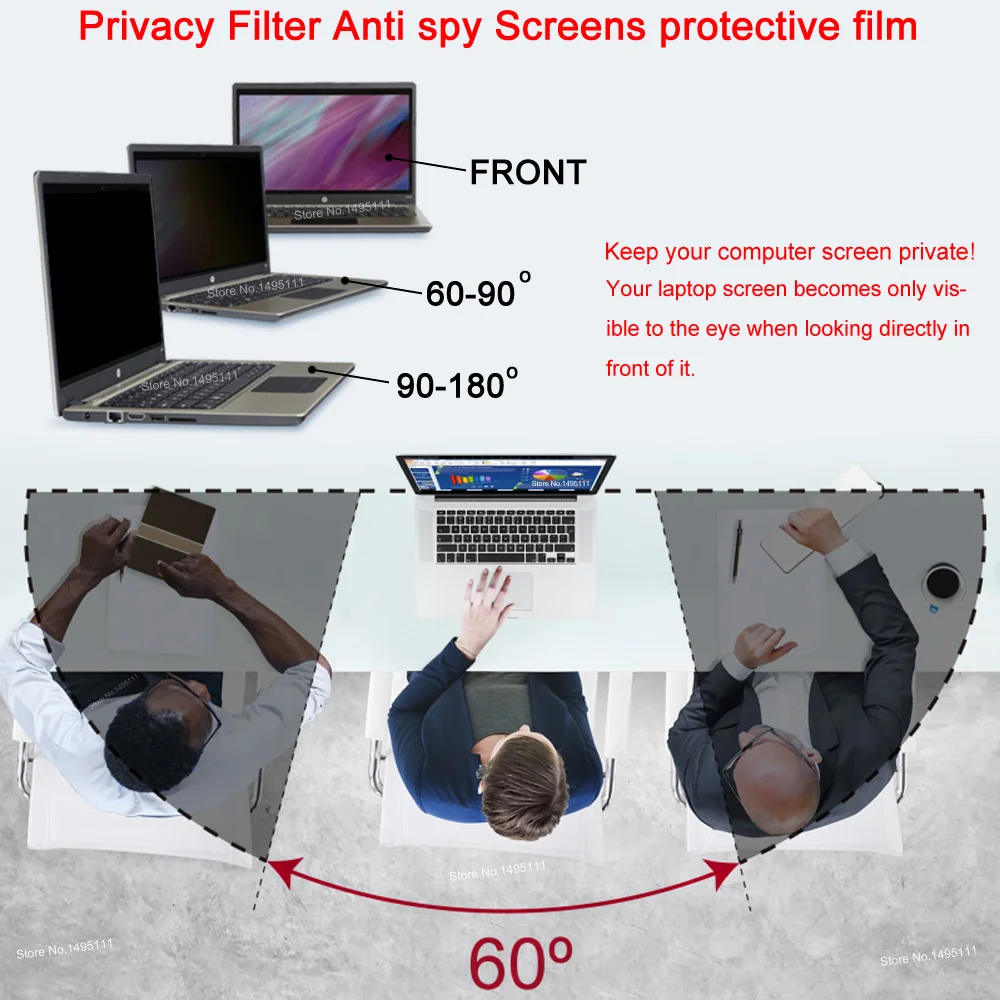 13,3 дюймов(294 мм* 165 мм) профессионализм Фильтр конфиденциальности защищающий от подсматривания экраны Защитная пленка для 16:9 защита для ноутбука
