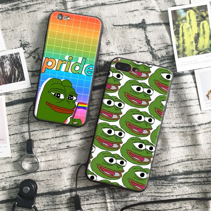 

Pepe Sad Frog Feels Frog funny TPU soft silicone Phone Case cover Shell For Apple iPhone 5 5s Se 6 6s 7 8 Plus X XR XS MAX