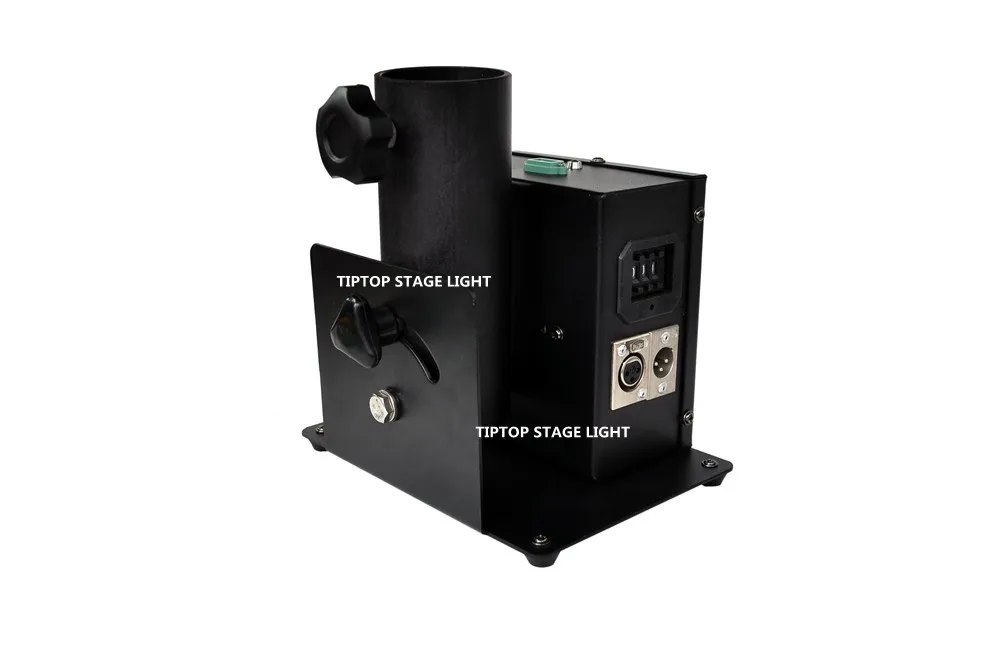 Máquina de Confetes Cabeça de um Lançador de Confete 25 w Único Tubo Mini um Tiro Uma Serpentina Nuzzle Controle Dmx Poder Con Input Output 8 confetti stars