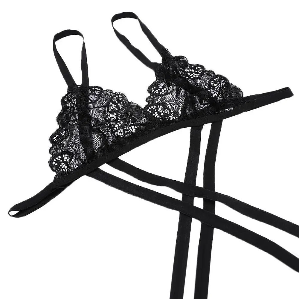 Exotic Lace g-String Bikini Bra Underwear 8