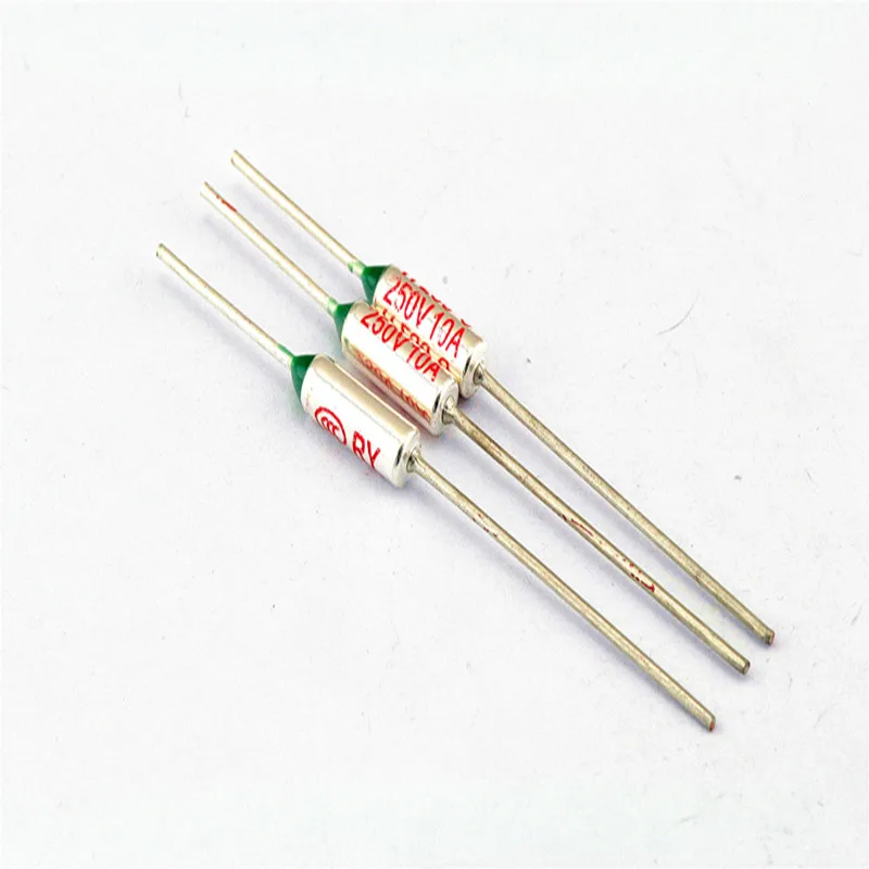 Temperature Thermal Fuse 10A 250V RY-142°/155°/172°/185°/192°/216°/240° Degree 