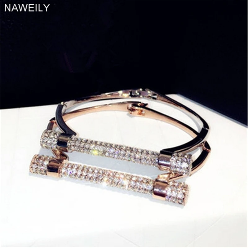 Женский браслет на запястье с кристаллами стразы|pulseira feminina|bracelet brandbracelet fashion |