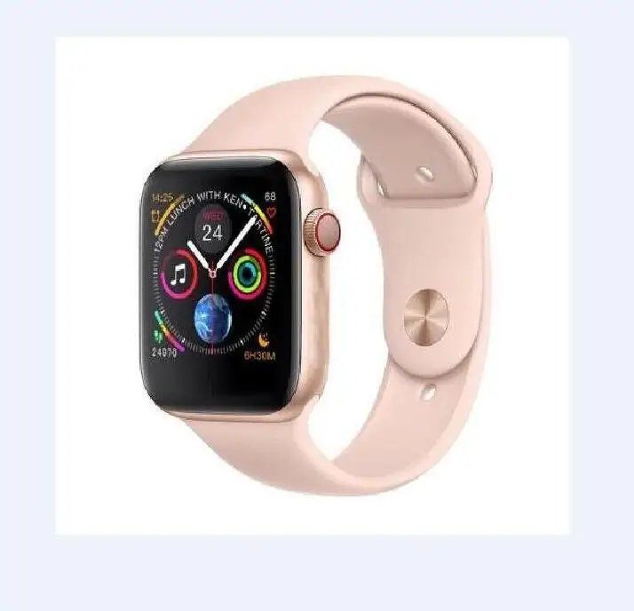 

Bluetooth dial call IWO 8 Smartwatch 44mm case Watch Series 4 for Phone 6 7 8 Xiaomi Huawei Support SMS Heart Rate Tracker