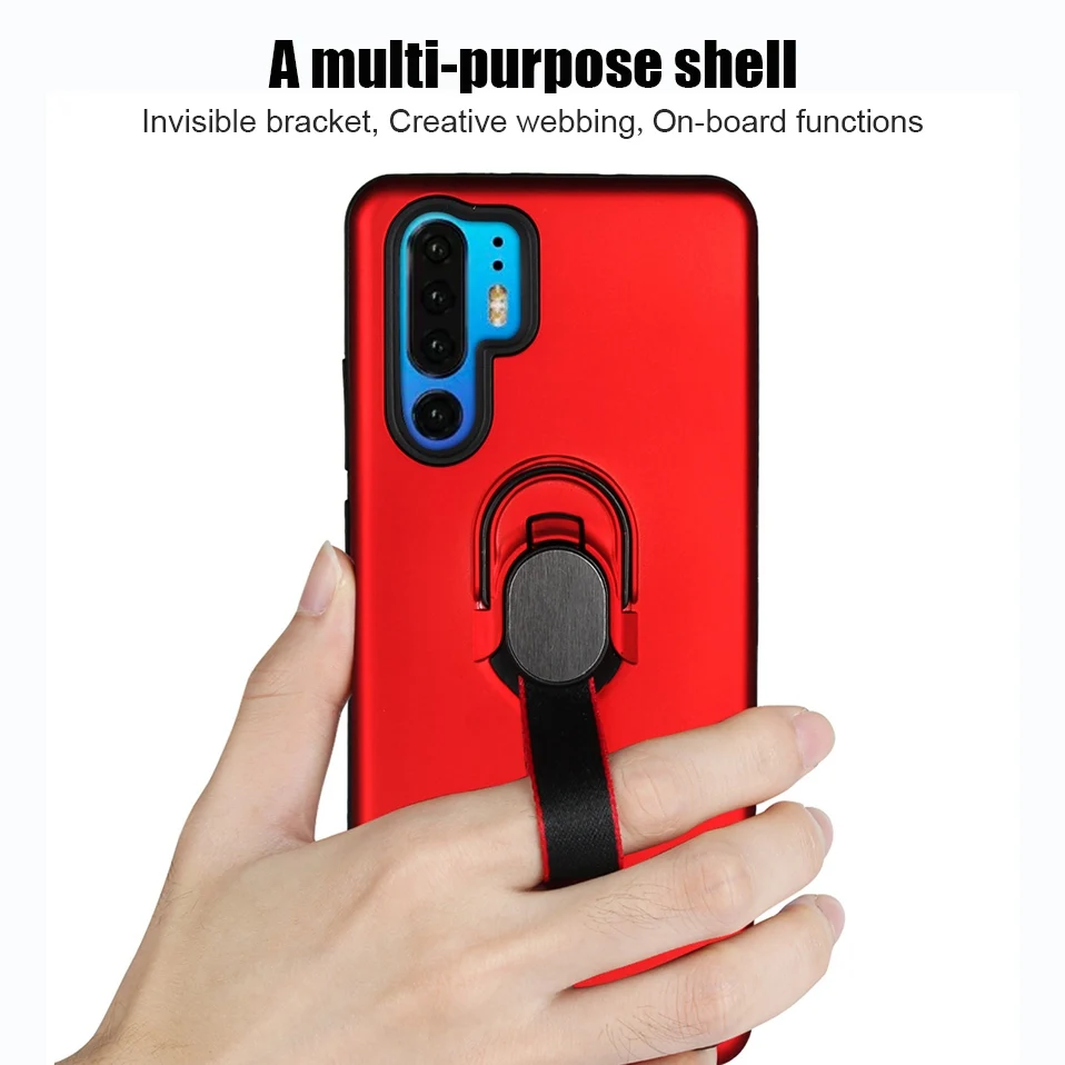 Ring Holder Case For Huawei P20 P30 Mate 20 10 Lite Pro Cover Silicone Luxury Phone Case For Huawei Nova 3 3i 2i 3e Honor 8X     (5)