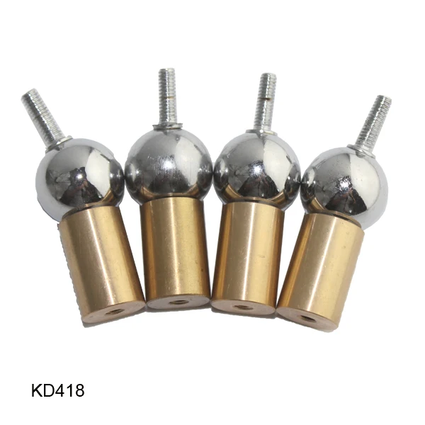 3d printer socket connection Steel ball Brass rod end with thread hole permanent universal magnetic ball joint (5)