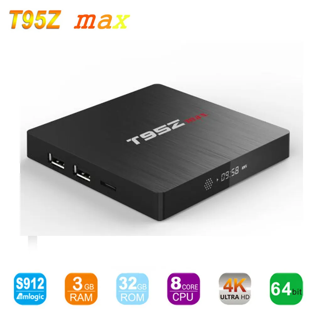 

leelbox t95z max tv box android 7.1 3gb RAM 32gb ROM Amlogic S912 Octa Core Bluetooth 4.0 Smart tvbox