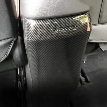 

ABS Car Rear Armrest Box Panel Cover Children Anti Kick Protective Case Trim For Hyundai Kona Encino 2017 2018 Accessories