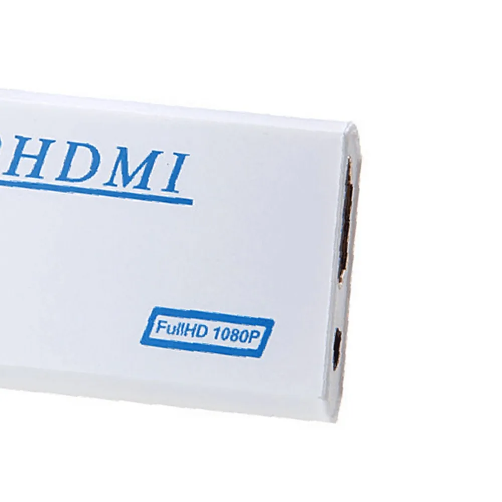 Для nintendo wii хлопот бесплатно подключи и играй для Mando wii к HDMI 1080p конвертер адаптер wii 2hdmi 3,5 мм аудио коробка для wii-link