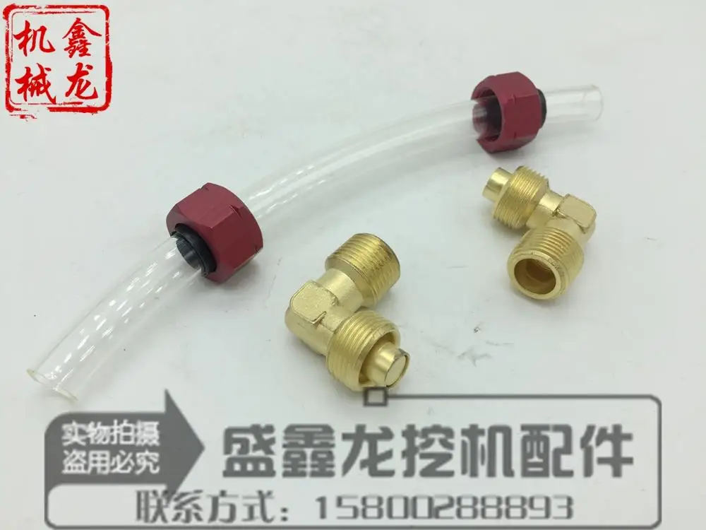 PC60 100200 220-7-8 hydraulic excavator fittings Komatsu joint hydraulic oil dipstick oil dipstick scale