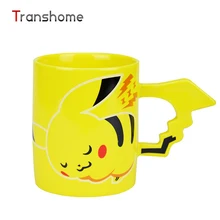 Kreative Pokemon Pikachu Keramikkaffeetasse Niedlichen Cartoon Reise Tee Wasserflasche Tasse Für Erwachsene Kinder Geschenke Espressotassen