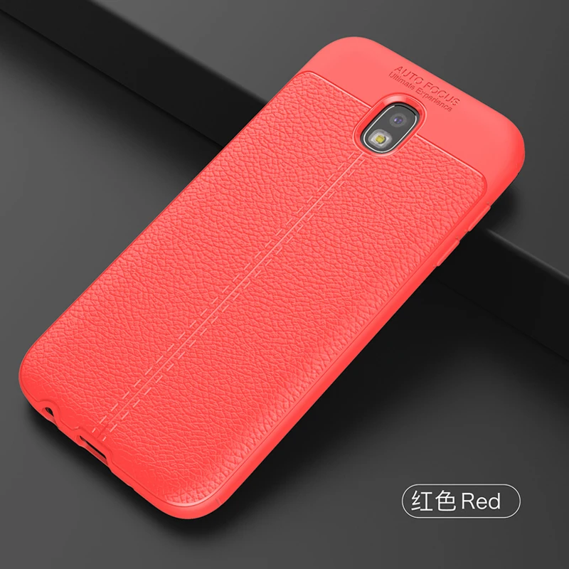 XinWen роскошный силиконовый чехол на заднюю панель телефона, чехол для Samsung Galaxy J5 j530 pro Чехол мягкие Аксессуары из ТПУ - Цвет: red