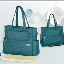 Стиль нейлон модная, для детских подгузников сумки мама коляска для прогулок многофункциональная пеленка