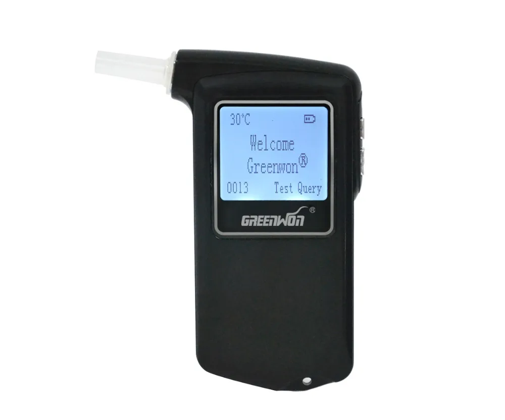 Blue Digital LCD Display Breathalyzer Drive Safety Digital Business