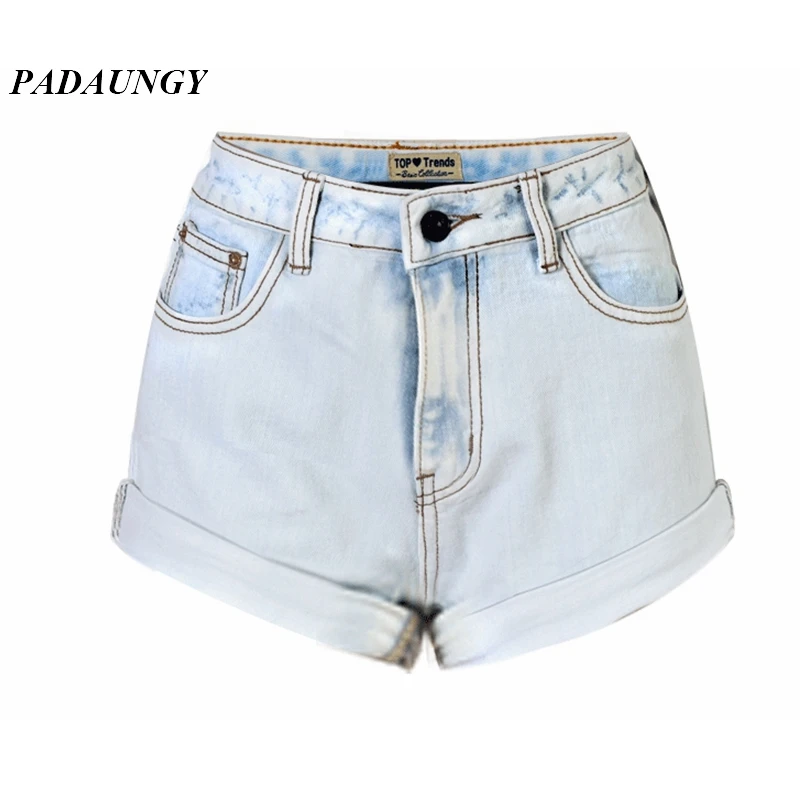 cuffed denim jeggings