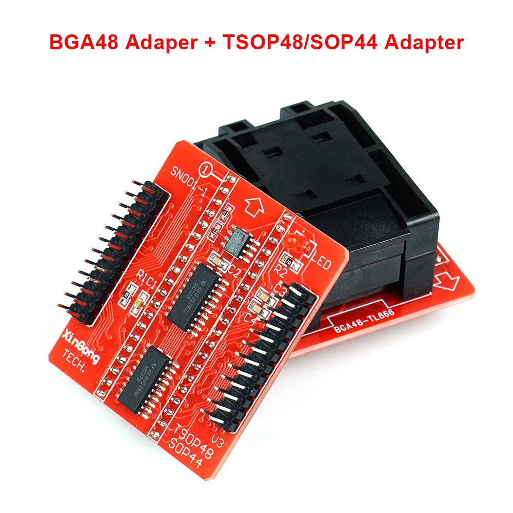 Заводская цена! BGA48 с адаптером базовой платы TSOP48/SOP44 поддержка программатора