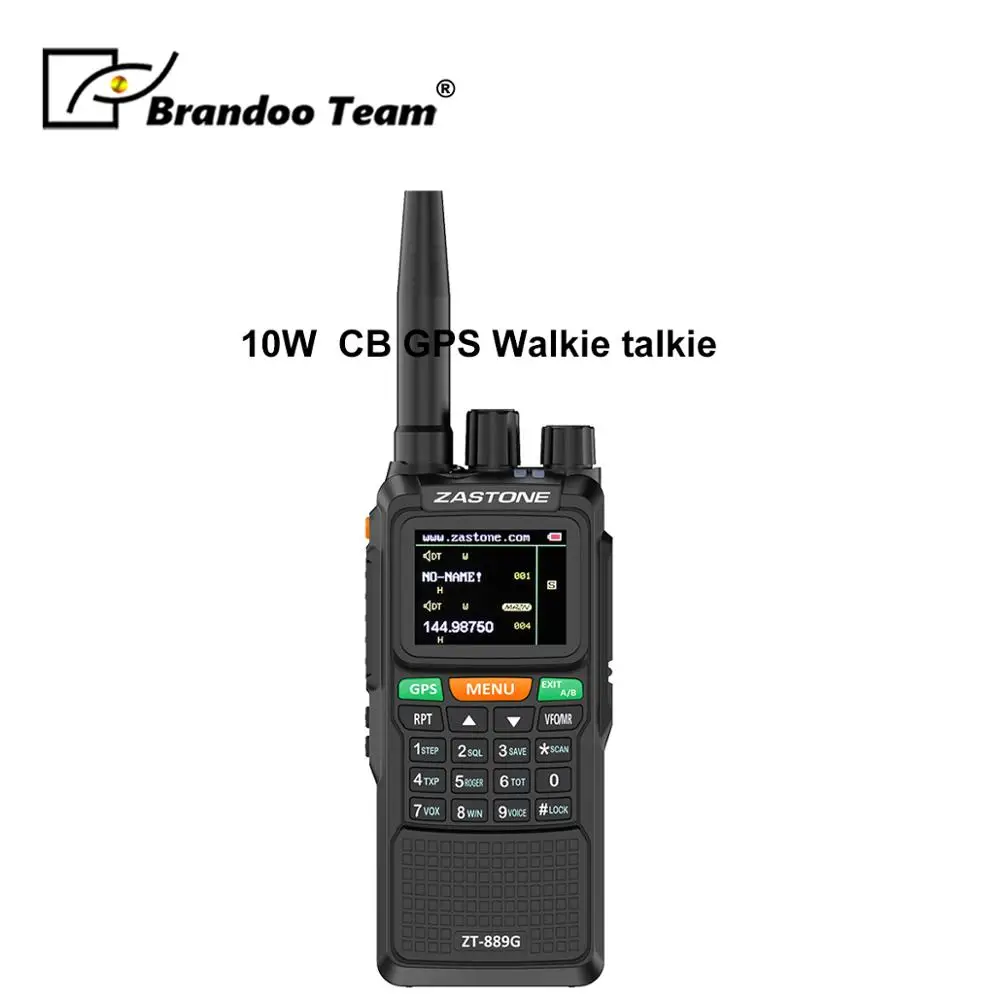 

BRANDOO New design for GPS SOS handheld Walkie Talkie Two Way Portable Dual Band Radio 889G modle