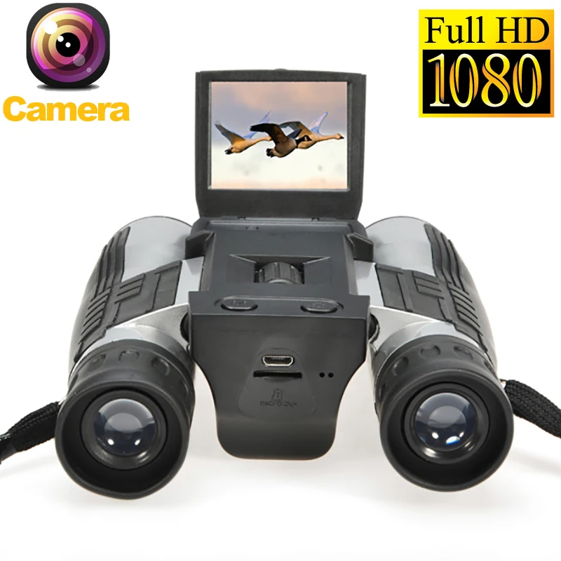 

Sport 12x32 HD Binoculars Digital camera 5MP CMOS USB Digital Telescope 2.0'' TFT 1080p Zoom binocular Camcorder Video Camera
