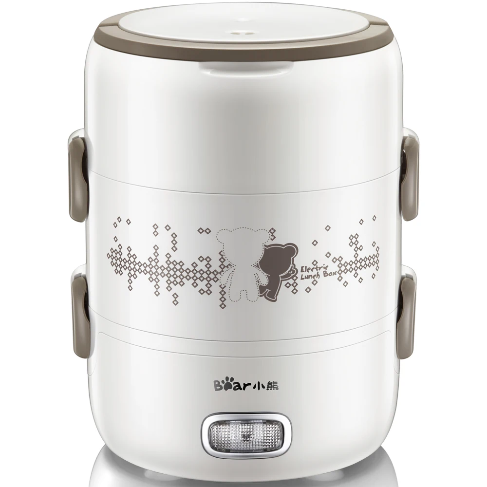 

Electric Lunch Box 3 layers Heating Lunch Box Insulation Three Layers Steamer Negative Pressure Preservation Liner