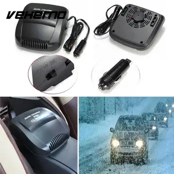 

Vehemo Heater Fan Cooler Demister DC 12V Black Electric Warmer Car Automobile Defroster