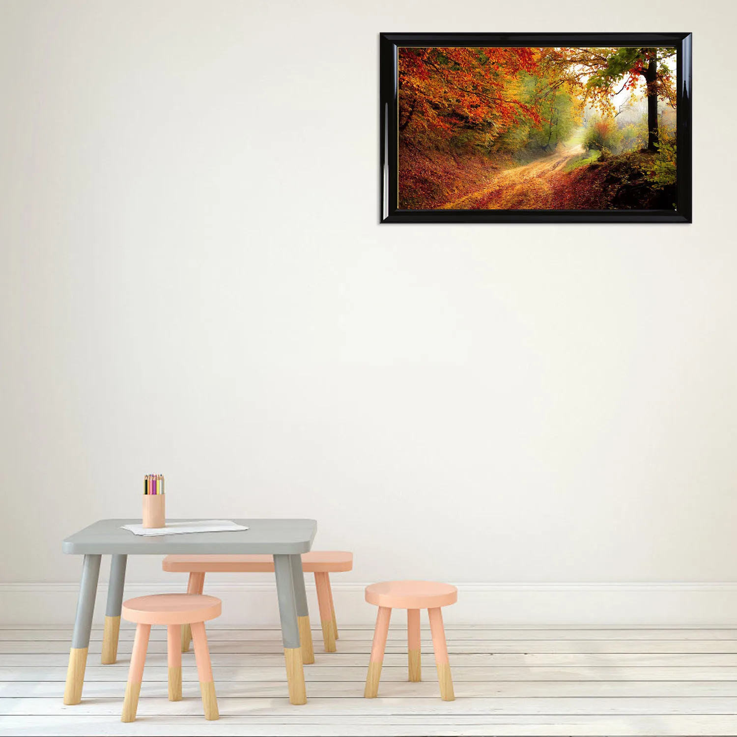 Фото на заказ! Полный 5D Diy Алмазная вышивка крестиком Осенние Пейзажи полный картины со стразами вышивка подарки