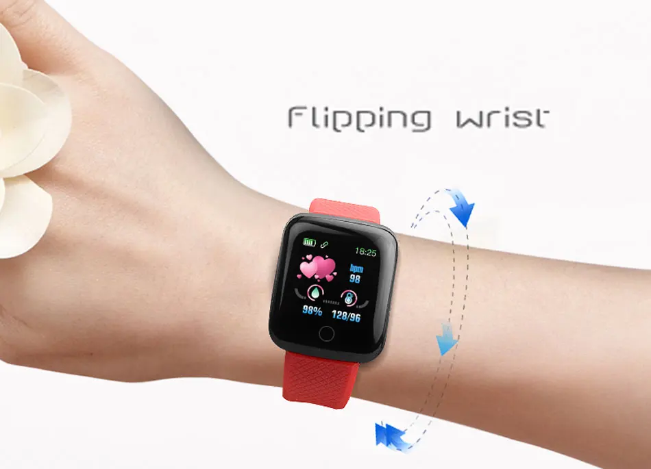 SALFRESA A6 Smart Bracelet Fitness Tracker 1.3 Inch Colorful HD Screen Sport Watch Waterproof IP67 Healthy Tracking Smart Band-10