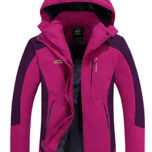 Direnjie зима Для женщин Рыбалка треккинг Пеший Туризм Кемпинг Лыжный Спорт Водонепроницаемый Куртки открытый Для женщин держать теплый флис Куртки