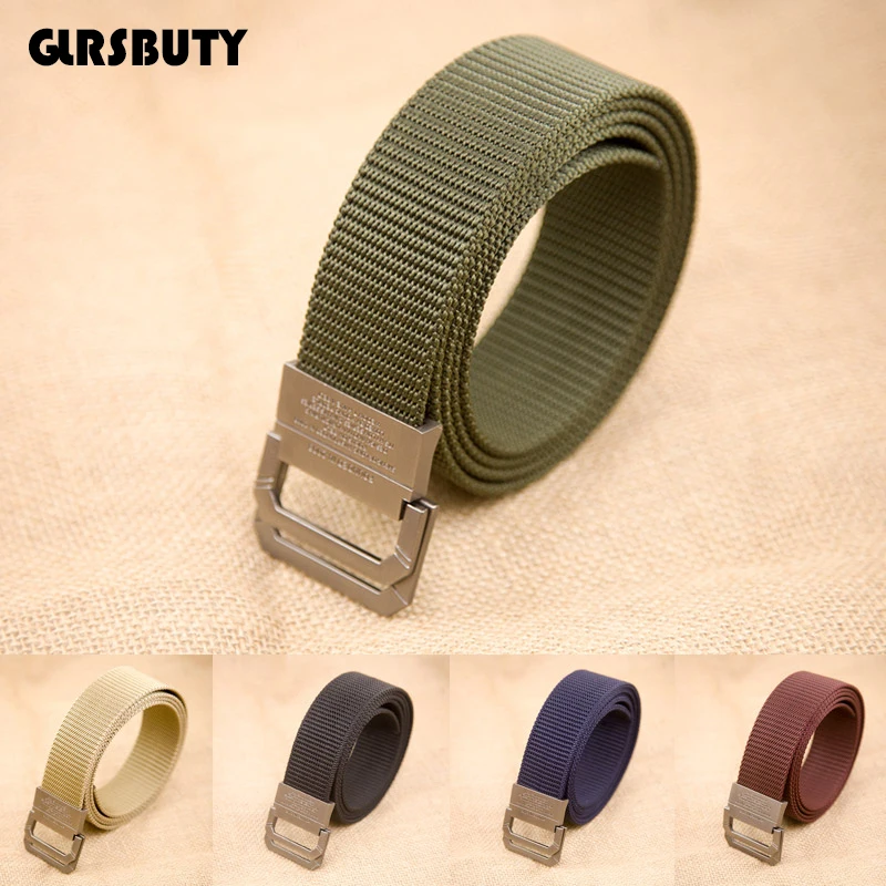 

2019 Nylon Army Belt MenTactical Belts Waist Travel Women Ladies Military Metal Buckle GLRSBUTY for Cowboy Jeans Pants Belt