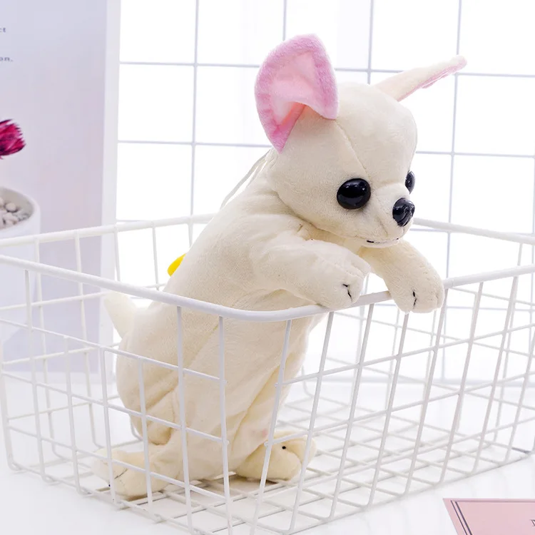 Kawaii плюшевый чехол-карандаш с собачкой, милый пенал для карандашей, канцелярский мешочек, сумка для хранения ручек для детей, игрушка, подарок, школьные принадлежности Zakka - Цвет: 1