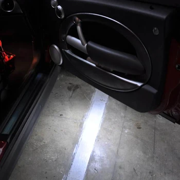 

2x WHITE Error Free LED COURTESY DOOR LAMP LIGHT INTERIOR/Footwell light/Luggage Compartment Light for R56 R57 R58 R59 R60