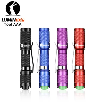 

LUMINTOP Tool AAA colorful flashlight 110 Lumen pocket-sized Keychain EDC Mini Flashlight with Cree XP-G2 Led IP68 Waterproof