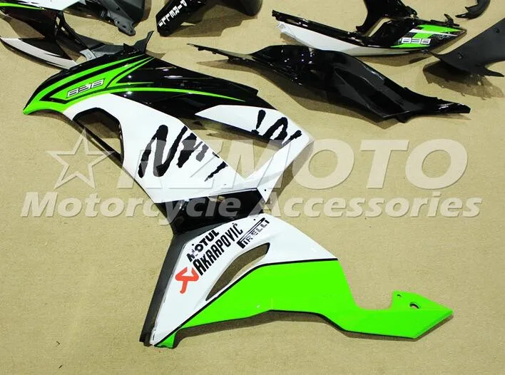 Новинка полный комплект обтекателей из АБС пластика подходит для Kawasaki ZX6R 2013 2014 2015