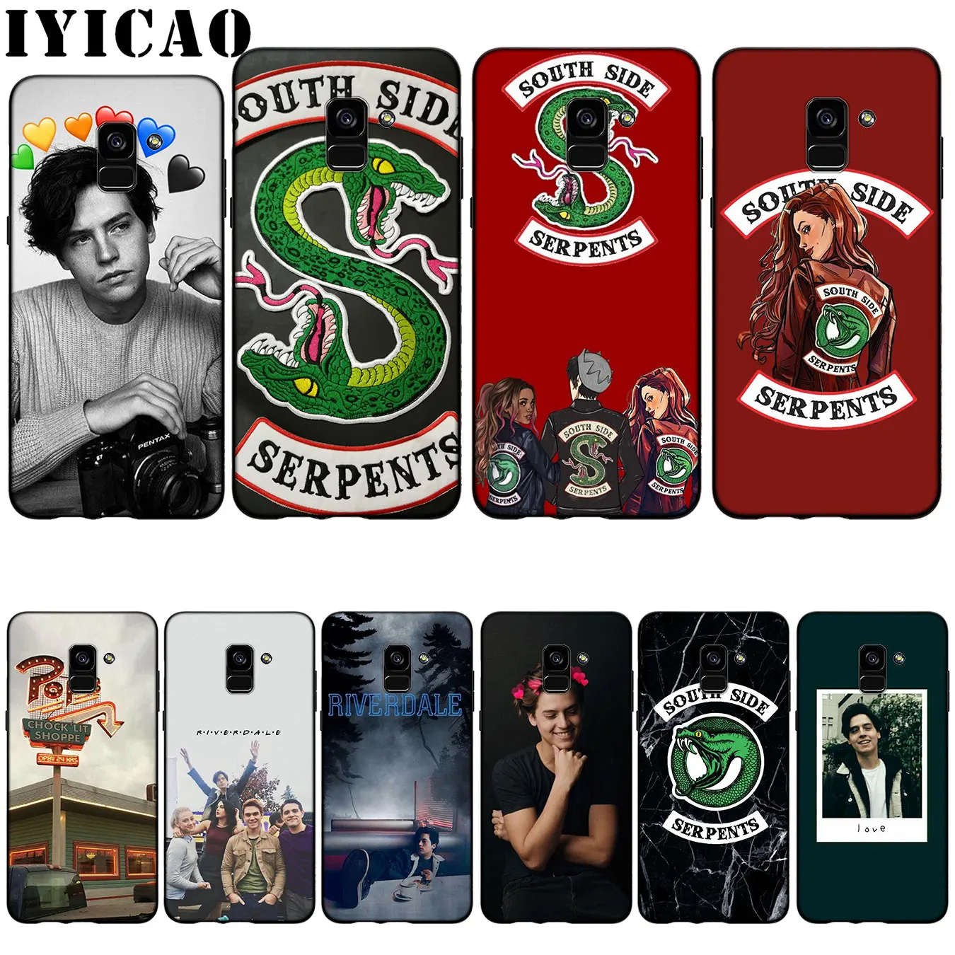 IYICAO Riverdale South Side Snake Cover love Soft Case for Samsung Galaxy A6 Plus A9 A8 A7 2018 A3 A5 2016 2017 Note 9 8 |