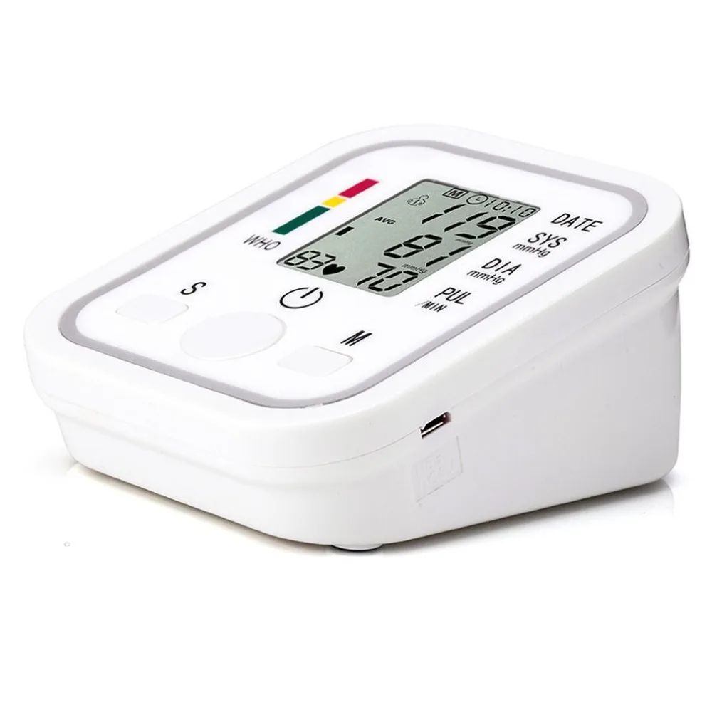 tensiometro LCD digital Blood Pressure Monitor Intelligent Automatic Electronic Arm Pulse Measurement medical pulse oximeter