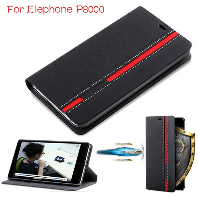 

DIYABEI For Elephone P8000 5.5" Case Luxury Wallet Leather Case Protective Cell Phone Shell Back Cover Bag