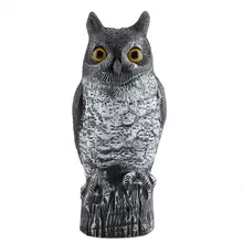 Сова Поддельные пугало Хищник приманка вредителей моделирование охота приманка Prowler вредителей отпугивать птиц Scarer садовые фермы Декор