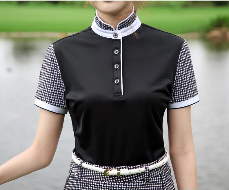 PGM Golf Clothing Ladies Summer Short Sleeve T-shirt Skirt Clothing