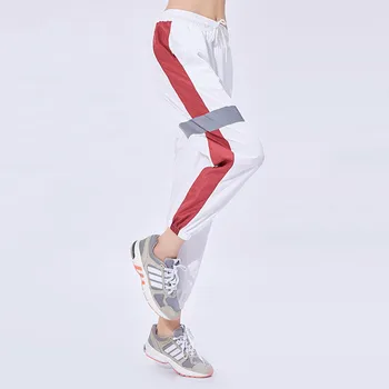 

Fashion Sweatpants Pants Side-Stripe Women Loose Elastic Waist Sportswear Women'S Pants New Bottoms fitness close-up trousers