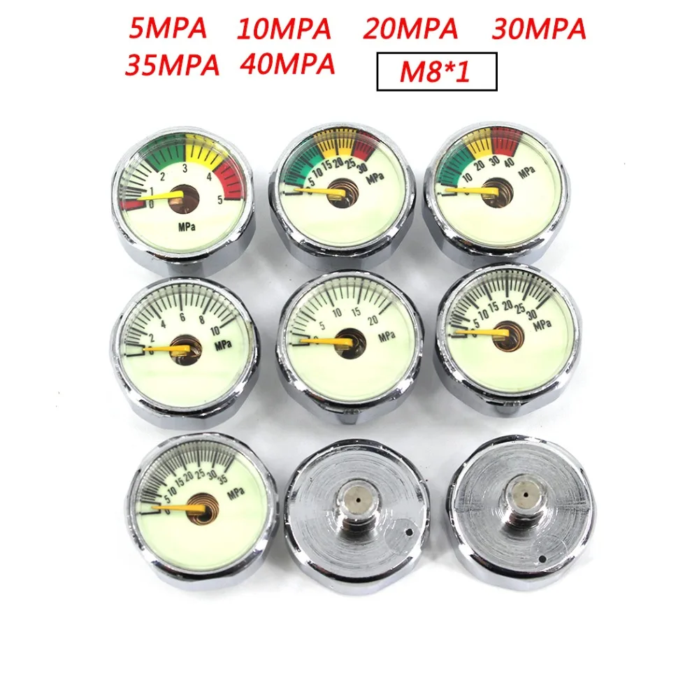 

PCP Paintball Airforce Pump Valve 25mm M8x1 Thread Inch Mini Pressure Gauge Scuba Manometre 5mpa 10mpa 20mpa 30mpa 35mpa 40mpa