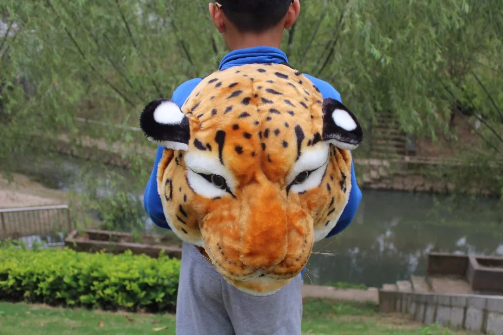 3D Animal Design Girls Backpack Tiger Lion Leopard Bag Animal Prints Women Bag 2019 Lovely Panda Rucksack Mochila Feminina Brand