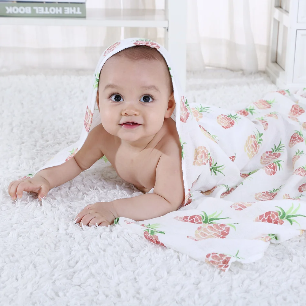 Подгузники из муслина детские одеяла для новорожденных хлопковые бамбуковые пеленки очень мягкие постельные принадлежности коляска Обёрточная бумага для Детское банное полотенце детская продукция