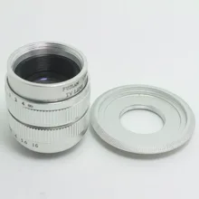 Fujian 35mm F1.7 CCTV TV lens + C Monte Anel para Panasonic GF9 GF8 GF7 GX7 GF6 GF5 GF3 GH2 G3 G5 G7 GH4 GX8H GX8 G7H G7K