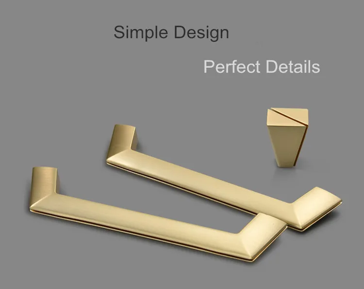 Современная позолоченная мебель из цинкового сплава ручка комода ручки для шкафа и ручки ящика