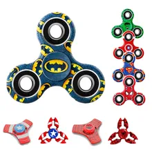 Fidget Puzzle Spinner Batman Spinner Newest Hand Relieve Stress Funny Finger Gyro Round Spinner Adult Kid Relax Toy Gyro