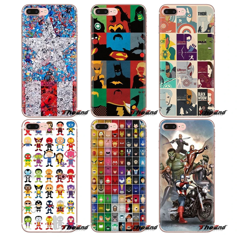 Все Супер Герои головоломка dc comics для Huawei Mate Honor 4C 5C 5X 6X 7 7A 7C 8 9 10 8C 8X 20 Lite Pro
