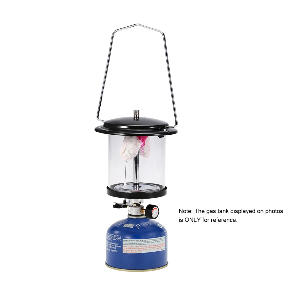 

New Potable Outdoor Camping 140lux Outdoor Camping Lantern Portable Aluminum Gas Light Tent Lamp Piezo Tent Hiking Picnic Hiking