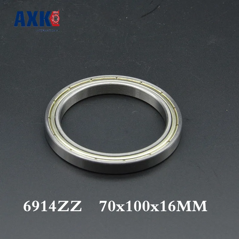 

2018 Limited New Arrival Steel Thrust Bearing 6914zz Abec-1 (2pcs) 70x100x16mm Metric Thin Section Bearings 61914zz