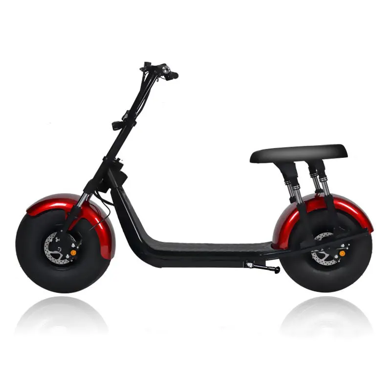 Электрический скутер, электрический мотоцикл, литиевая батарея для взрослых, 1000 Вт, съемный аккумулятор, Интеллектуальный gps, черный, красный