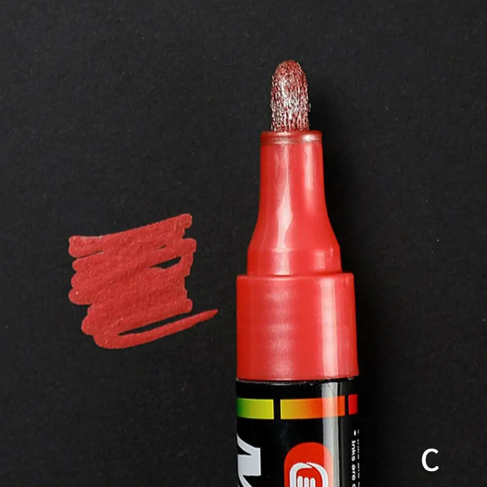 Permanent Tyre Paint Pen Car Motorcycle Bike Creative Marker Colourful Waterproof Oil Pen Rubber/Metal/Glass/Wood Tyre Paint